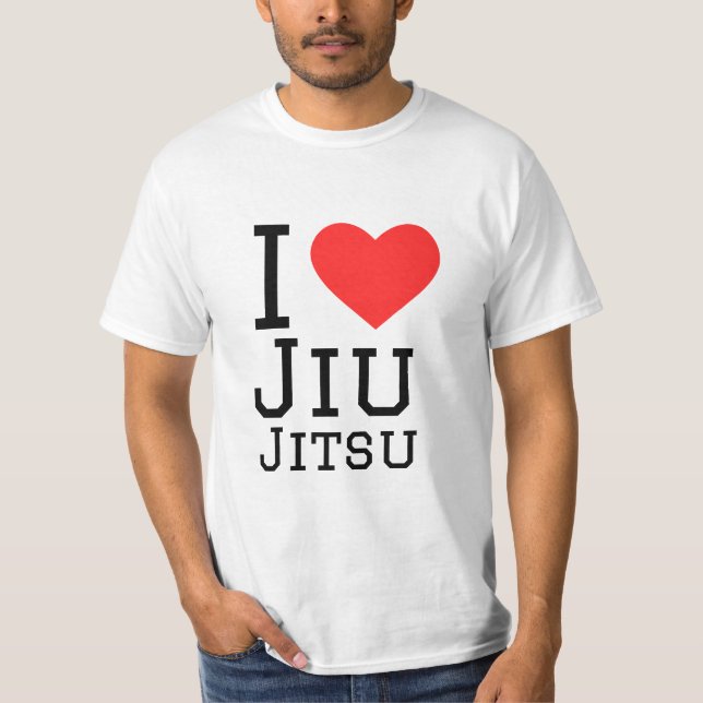 Camiseta Eu amo Jiu Jitsu (Frente)