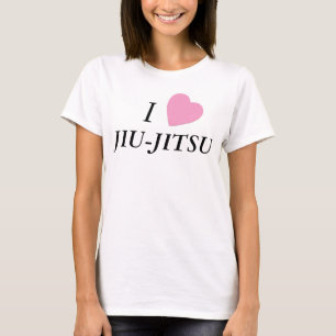 Camiseta Eu amo Jiu-Jitsu