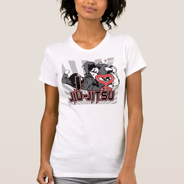 Camiseta Eu amo Jiu-Jitsu (Frente)