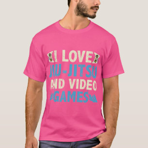 Camiseta Eu Amo Jiu-Jitsu E Videos games Citam Jiu-Jitsu G