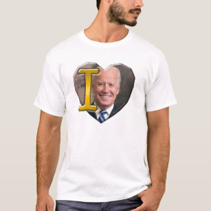 Camiseta Eu Amo Joe Biden -