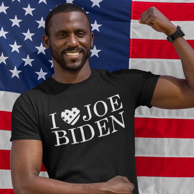 Camiseta Eu Amo Joe Biden 2020 (Criador carregado)
