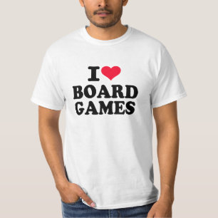 Camiseta Eu amo jogos de mesa