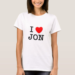 Camiseta Eu amo Jon