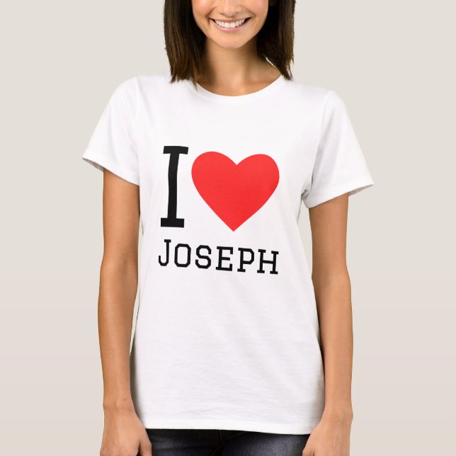 Camiseta Eu amo joseph (Frente)