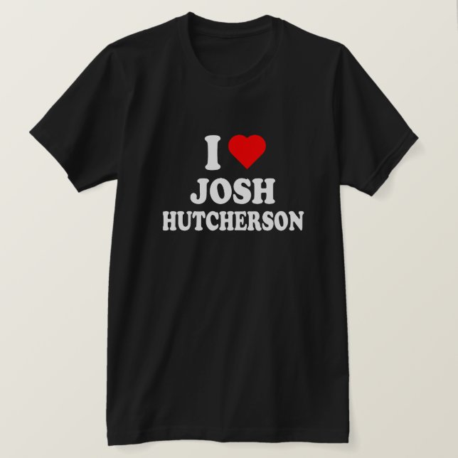 Camiseta Eu Amo Josh Hutcherson (Frente do Design)