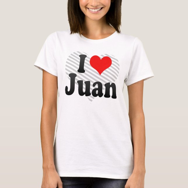 Camiseta Eu amo Juan (Frente)