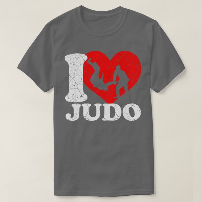 Camiseta Eu Amo Judo (Frente do Design)
