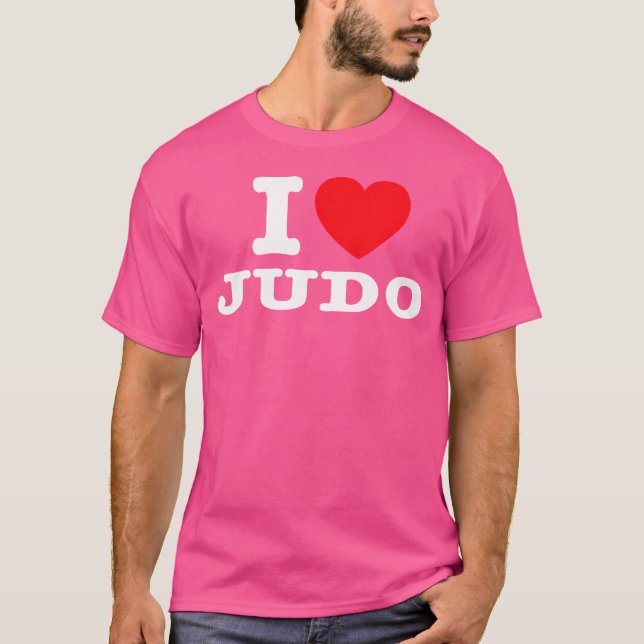 Camiseta Eu Amo Judo (Frente)