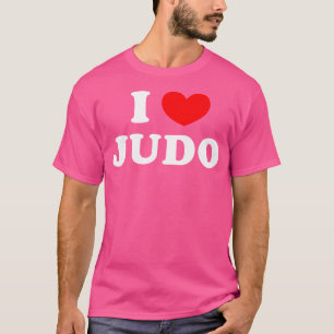 Camiseta Eu Amo Judo I Heart Judo