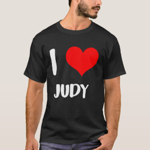 Camiseta Eu amo JUDY meu valentim desculpe senhoras rapazes