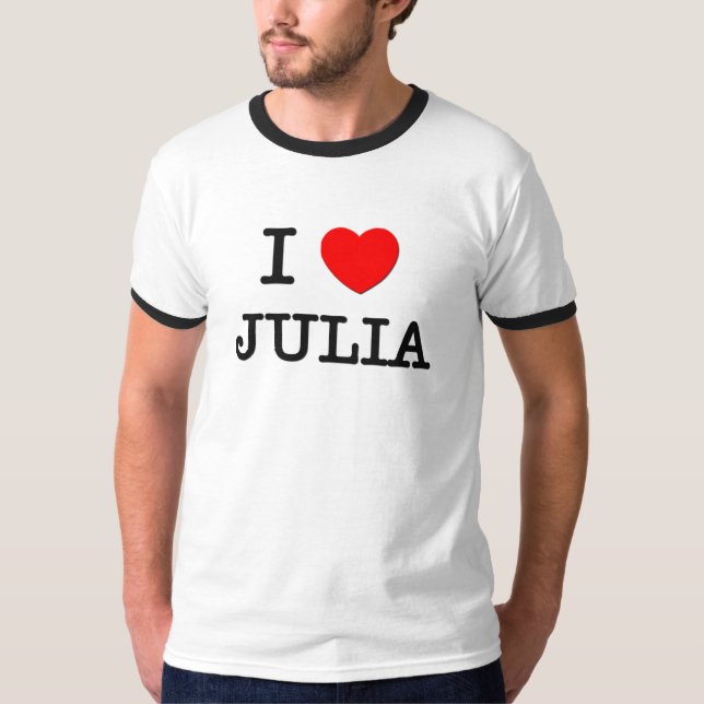 Camiseta Eu amo Julia (Frente)