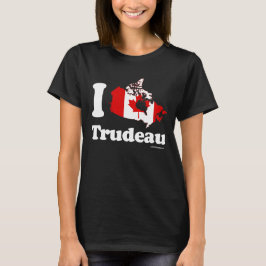 Camiseta Eu amo Justin Trudeau