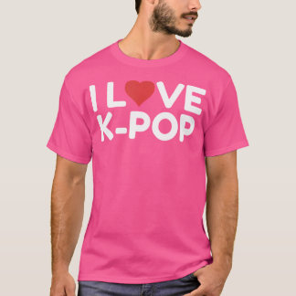 Camiseta Eu Amo K-Pop