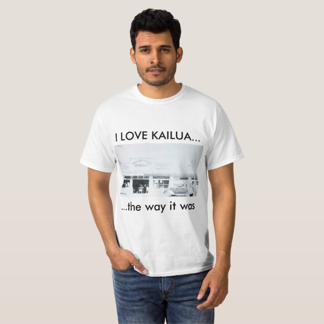 Camiseta EU AMO KAILUA… a maneira que era (Frente Completa)