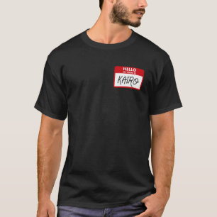 Camiseta Eu Amo Kairo Coração Namorado Fofo Aniversário F