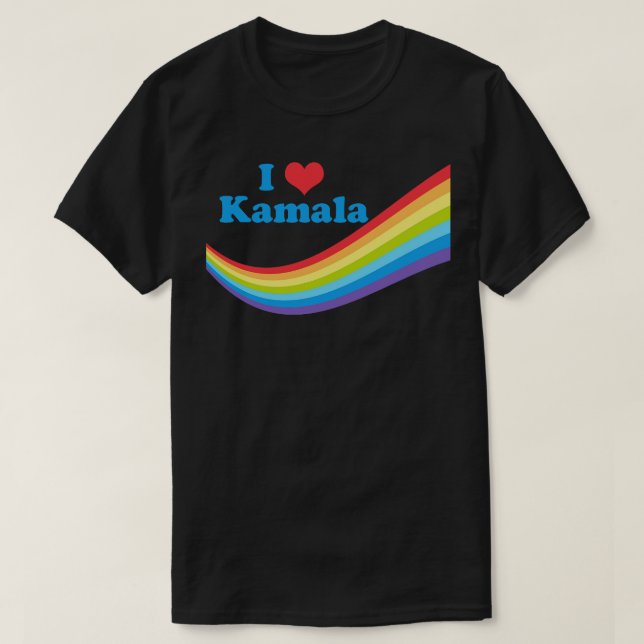 Camiseta Eu Amo Kamala (Frente do Design)