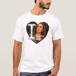 Camiseta Eu amo Kamala Harris -