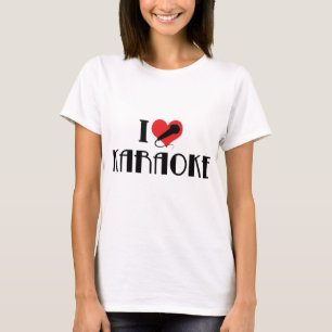 Camiseta Eu Amo Karaokê