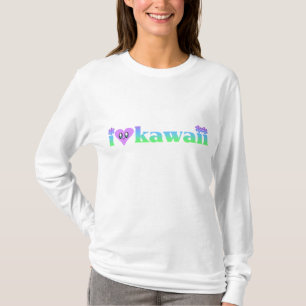 Camiseta Eu Amo Kawaii Moletom