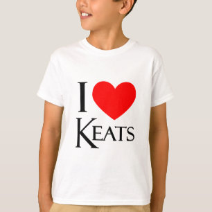 Camiseta Eu amo Keats