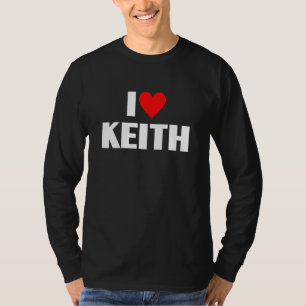 Camiseta Eu amo Keith I Heart Keith