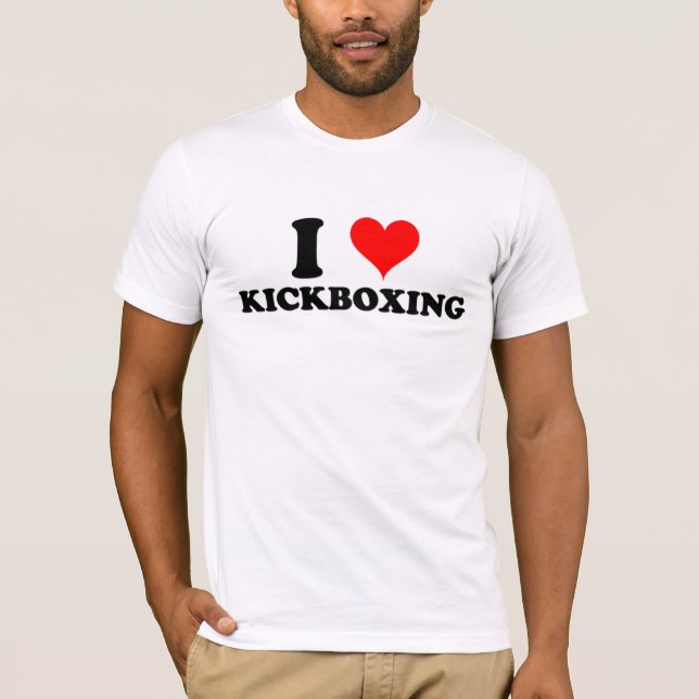 Camiseta Eu amo Kickboxing (Frente)