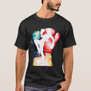 Camiseta Eu Amo Kickboxing É Kickboxing Garota É Mulher Chu