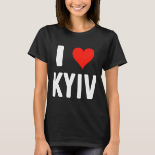 Camiseta Eu Amo Kiev Ucrânia - Amor - Viagem Férias