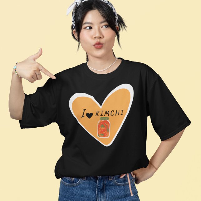 Camiseta Eu Amo Kimchi (Criador carregado)