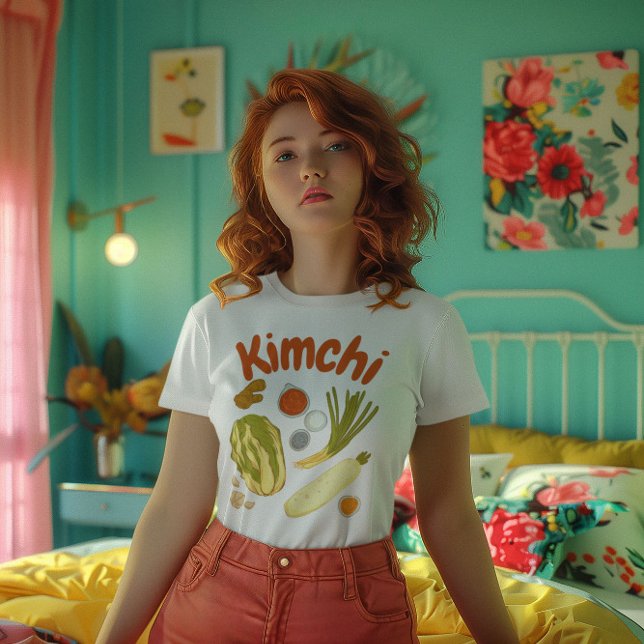 Camiseta Eu Amo Kimchi (Criador carregado)