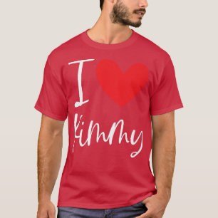 Camiseta Eu Amo Kimmy Name Personalised Girl Woman BFF Head