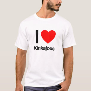 Camiseta eu amo kinkajous