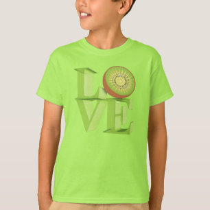 Camiseta EU AMO KIWI (Frutas Kiwi/Berry Kiwi)