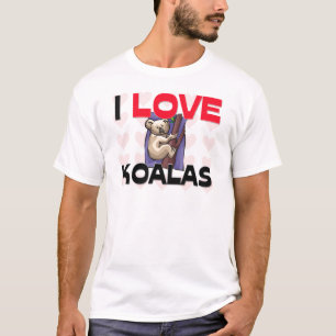 Camiseta Eu amo Koalas