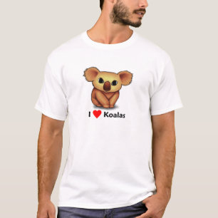 Camiseta Eu amo Koalas