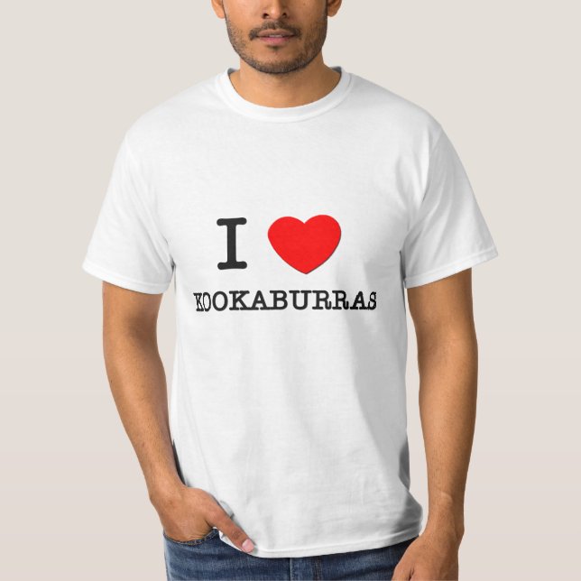 Camiseta Eu amo Kookaburras (Frente)