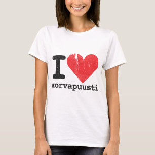 Camiseta Eu amo Korvapuusti