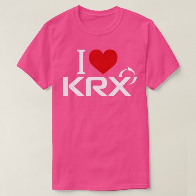 Camiseta Eu amo KRX (Frente do Design)