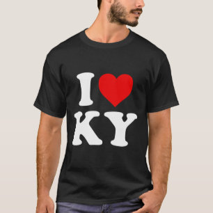 Camiseta Eu Amo Ky Heart Kentucky