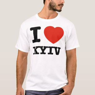 Camiseta Eu amo Kyiv