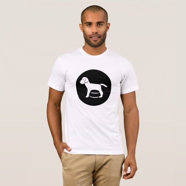 Camiseta Eu amo Labrador (Frente Completa)