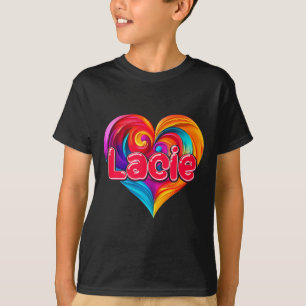 Camiseta Eu Amo Lacie Primeiro Nome