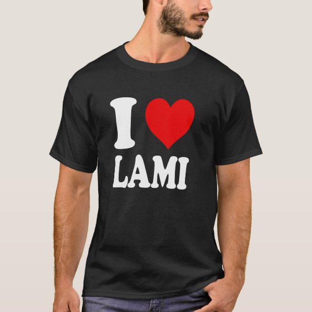 Camiseta Eu Amo Lami (Frente)