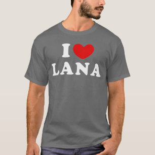 Camiseta Eu Amo Lana Eu Amo Lana rapaz