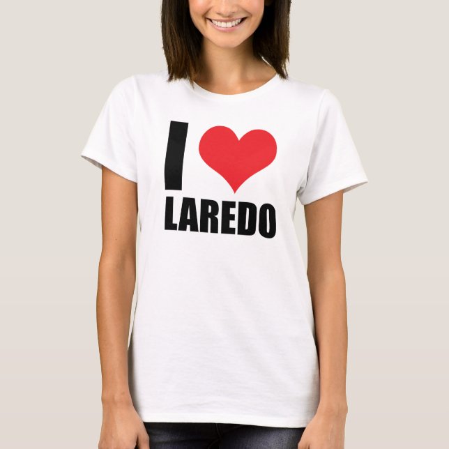 Camiseta Eu amo Laredo (Frente)