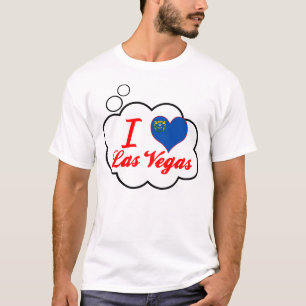 Camiseta Eu amo Las Vegas, Nevada