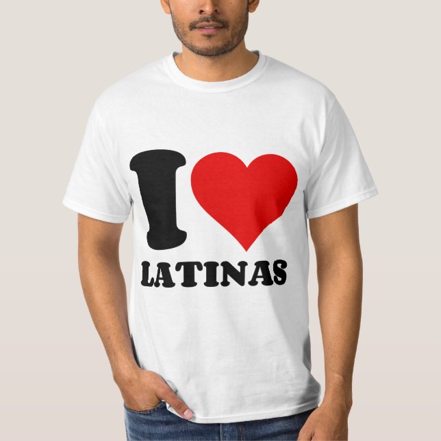 CAMISETA EU AMO LATINAS (Frente)