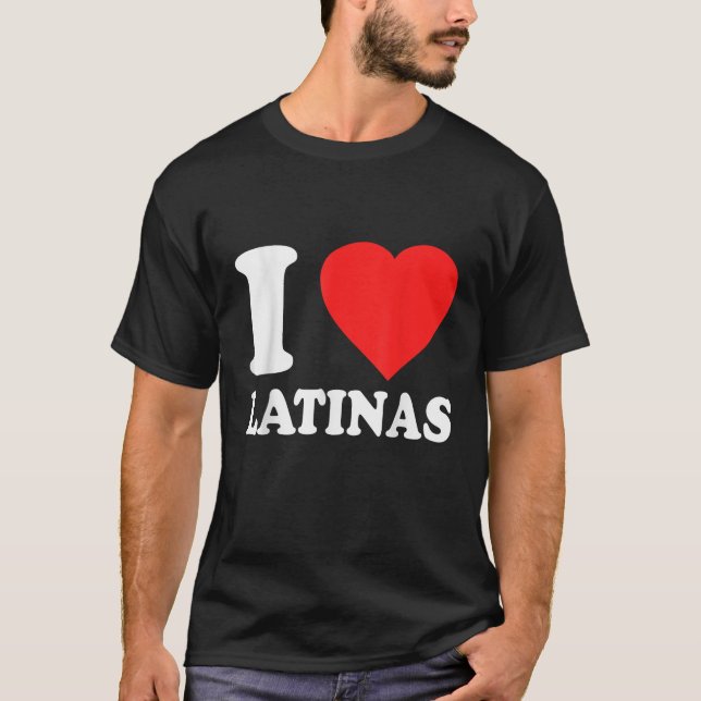 Camiseta Eu amo latinas (Frente)