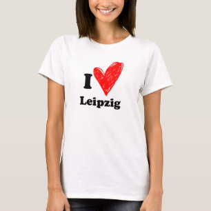 Camiseta Eu amo Leipzig